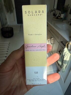 Solara Suncare - Guardian Angel Super Peptide Sunscreen Milk, SPF50, NEW IN BOX